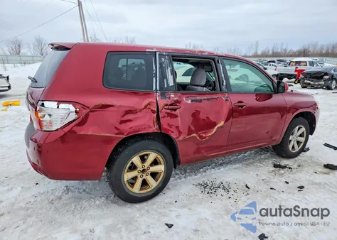 2008 Toyota Highlander z USA, uszkodzony, nr VIN JTEDS41A482017129